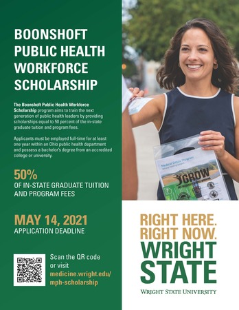BOONSHOFT PUBLIC HEALTH WORKFORCE SCHOLARSHIP