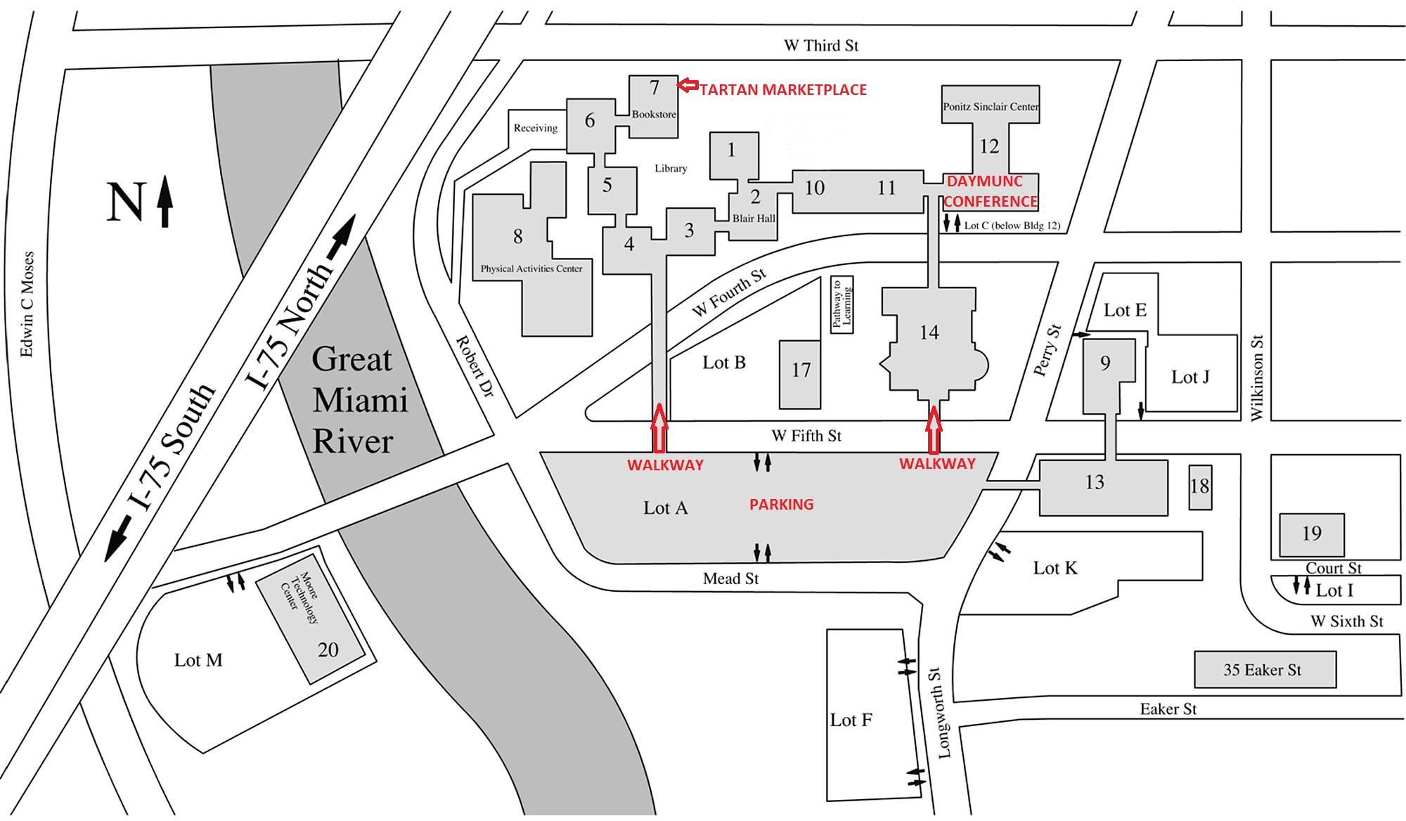 SW Parking Map